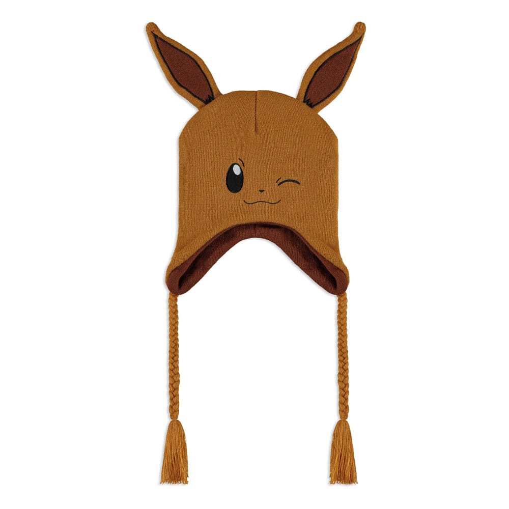 Pokemon Eevee Knitted Sherpa Ski Beanie