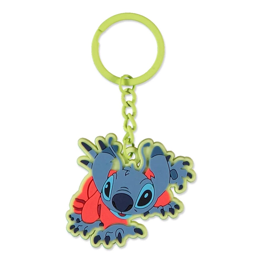 Lilo and Stitch Rubber Keychain Stitch Figure