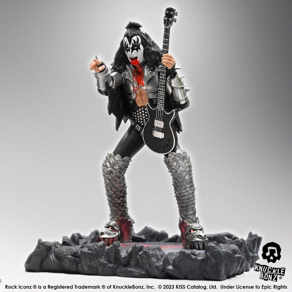 Kiss The Demon Destroyer Rock Iconz Statue 22cm