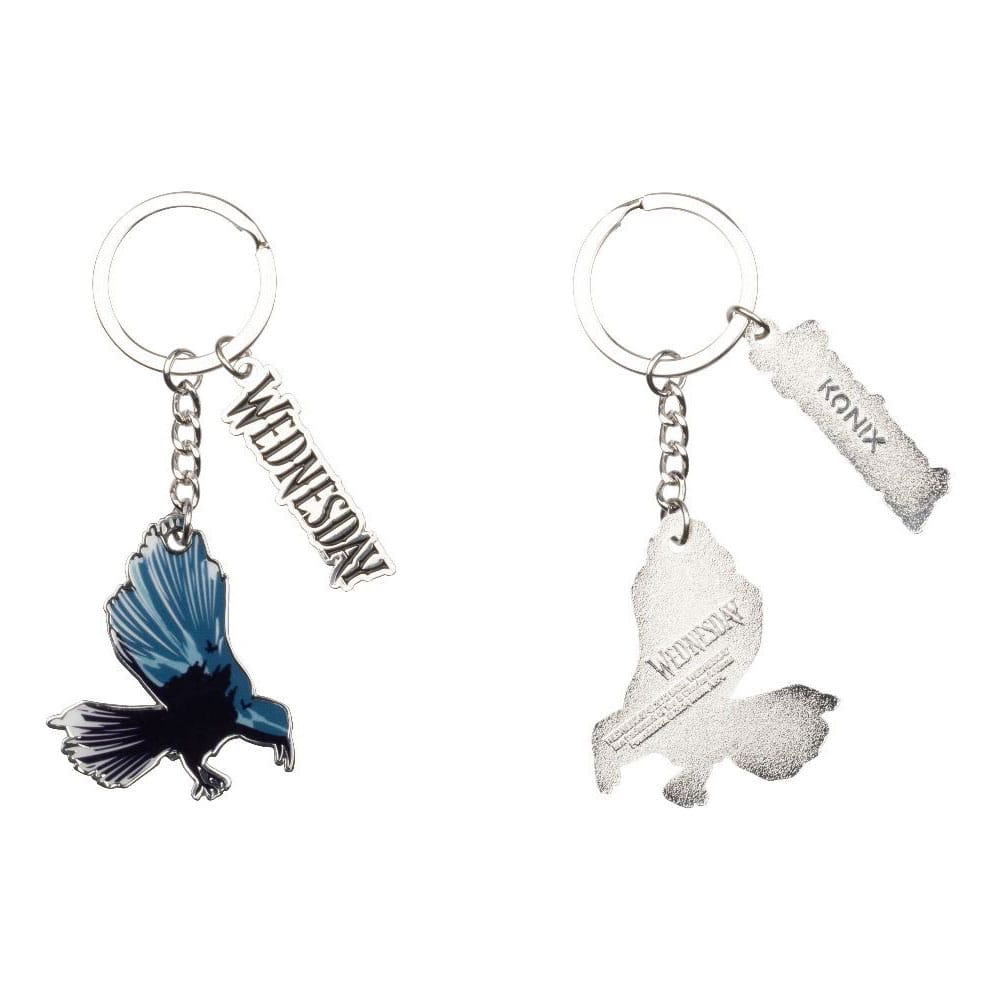 Wednesday Crow Keychain