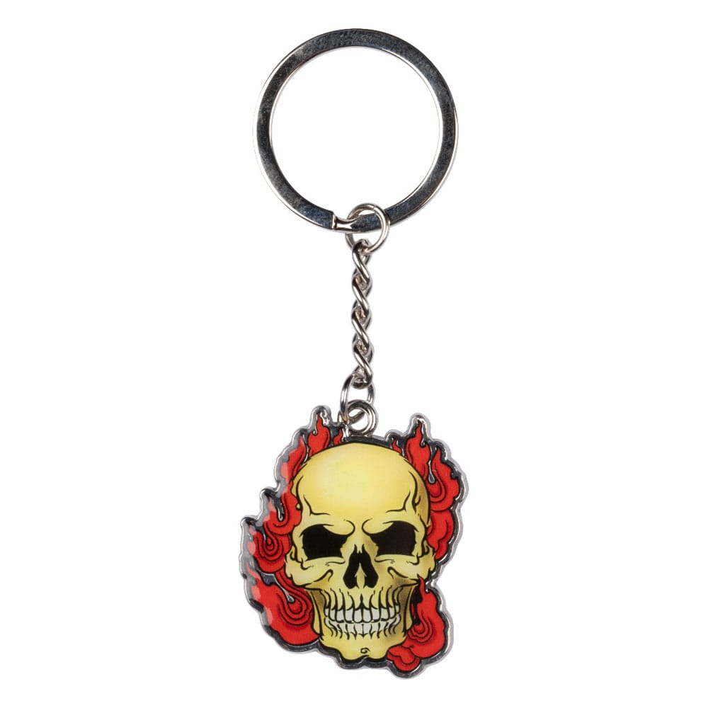 Alchemy Skull Keychain