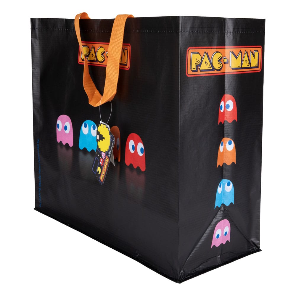Pac Man Black Tote Bag