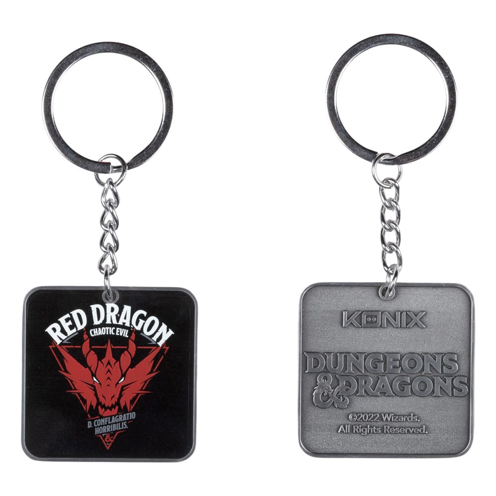 Dungeons and Dragons Red Dragon PVC Keyring