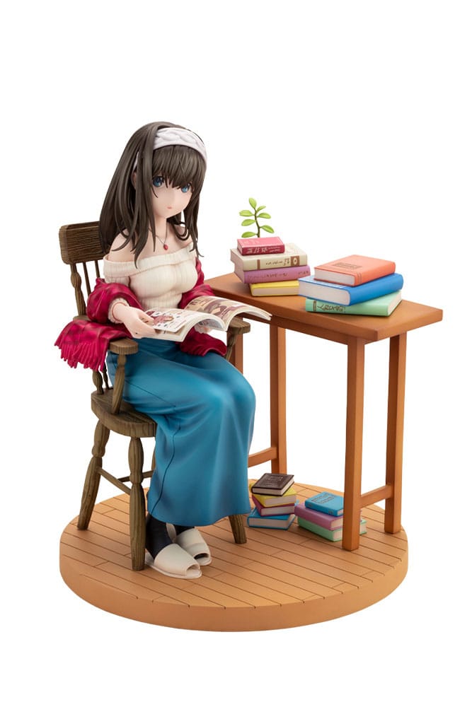 The Idolmaster Cinderella Girls Fumika Sagisawa Off Stage PVC Statue 1 8 17 cm