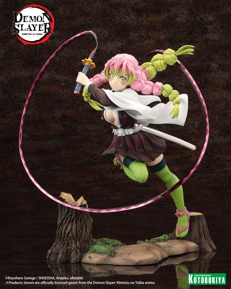 Demon Slayer Kimetsu no Yaiba Mitsuri Kanroji Bonus Edition ARTFXJ Statue 1 8 25 cm