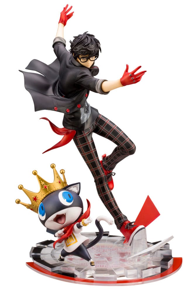 Persona 5 Dancing Star Night Hero and Morgana ARTFXJ Statue 1 8 25 cm