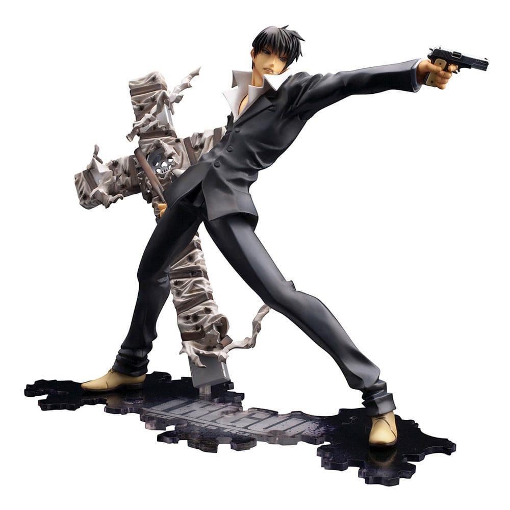 Trigun Badlands Rumble Nicholas D Wolfwood Renewal Package ARTFXJ Statue 1 8 20 cm