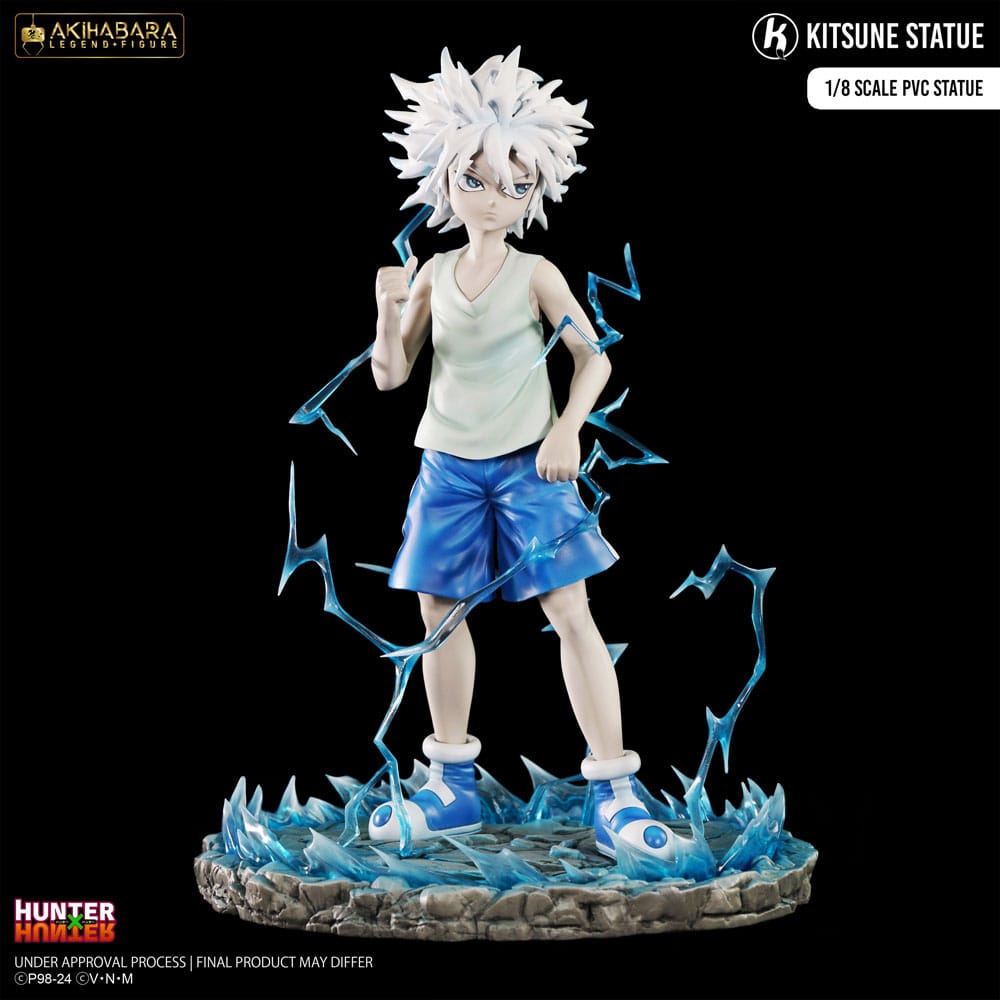 Hunter x Hunter Kirua God Speed Mode PVC Statue 1 8 Akihabara Legend Figure 21 cm