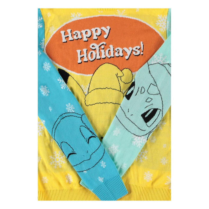 Pokémon Pikachu Bulbasaur Squirtle Charmander Pokémon Christmas Jumper Size M