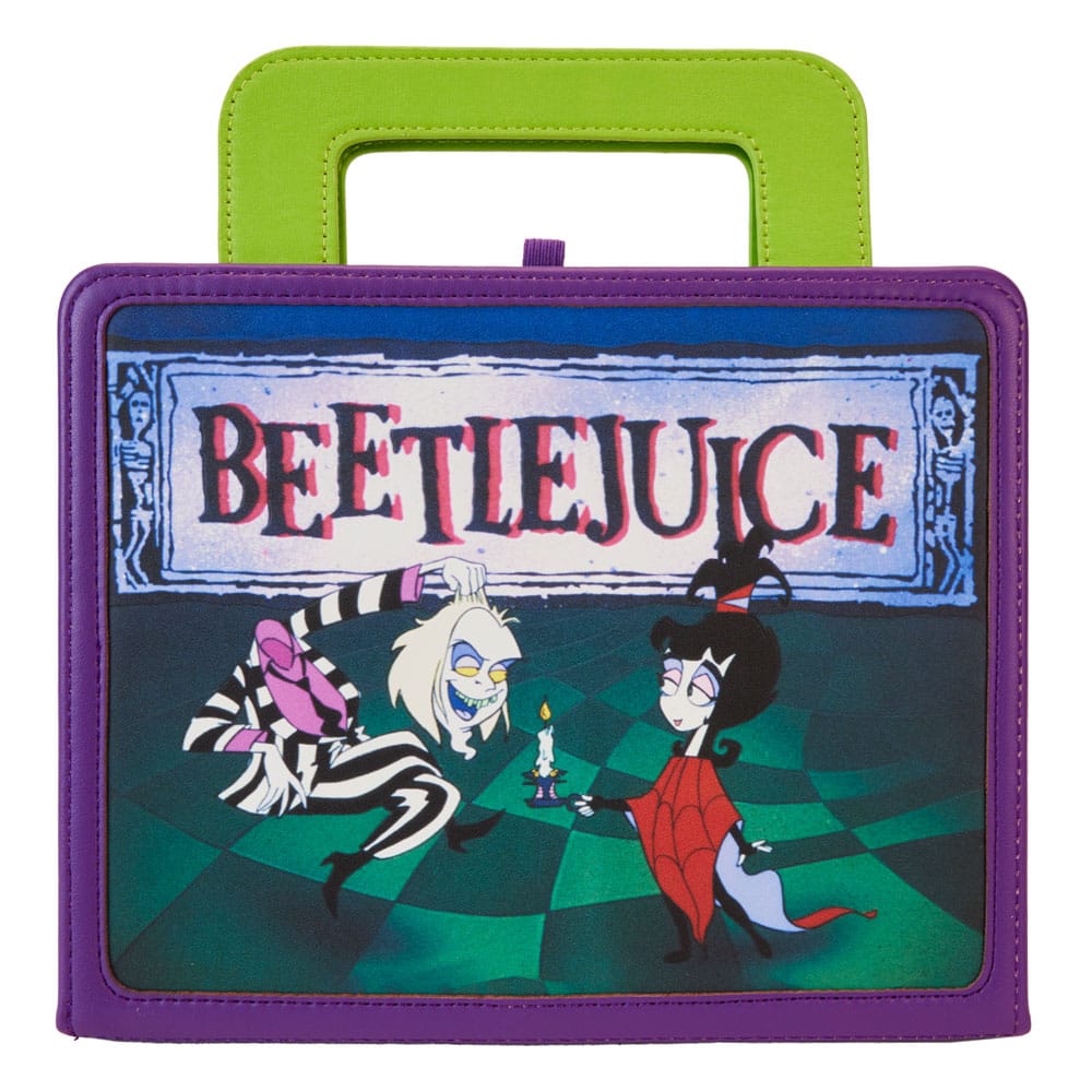 Loungefly Beetlejuice Cartoon Lunchbox Journal