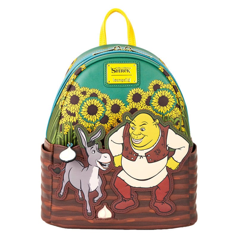 Loungefly Shrek and Donkey DreamWorks Sunflower Field Mini Backpack