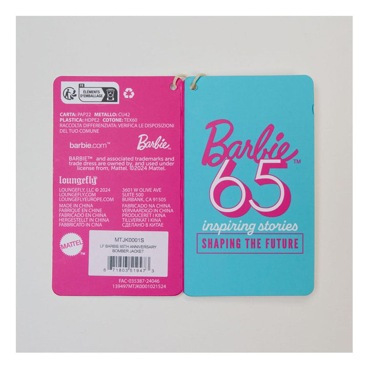 Loungefly Barbie 65th Anniversary Unisex Jacket XL by Mattel