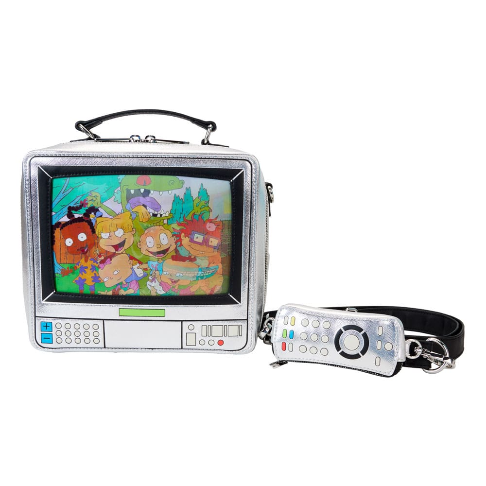 Loungefly Nickelodeon Retro TV Triple Lenticular Crossbody Bag