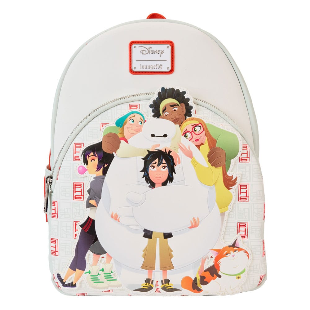 Loungefly Disney Big Hero 6 Baymax Gang Mini Backpack 10th Anniversary