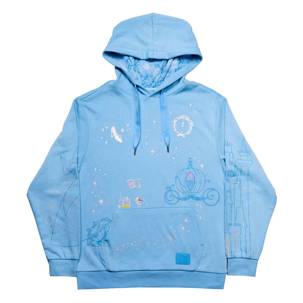 Disney Loungefly Cinderella Hoodie Sweater Unisex 75th Anniversary Size XXL