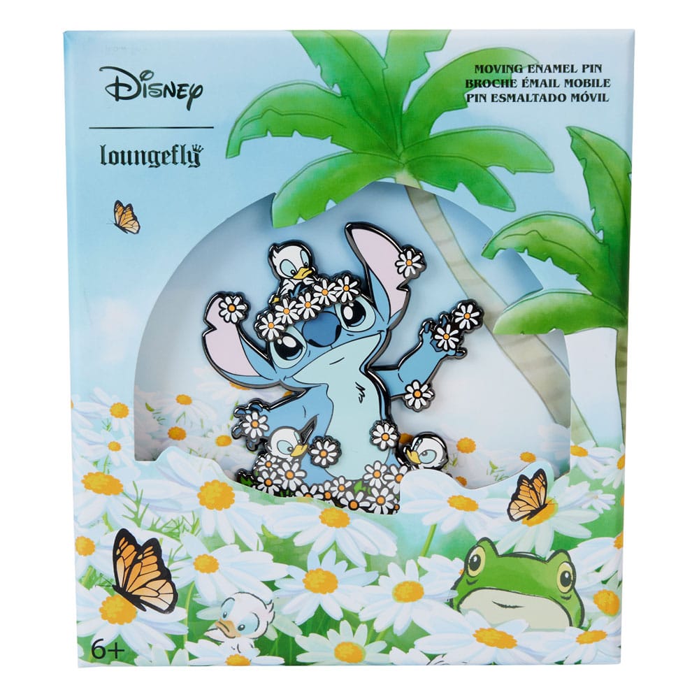Disney Lilo and Stitch Springtime Enamel Pin by Loungefly Collector Box Assortment 12 Pieces 8 cm