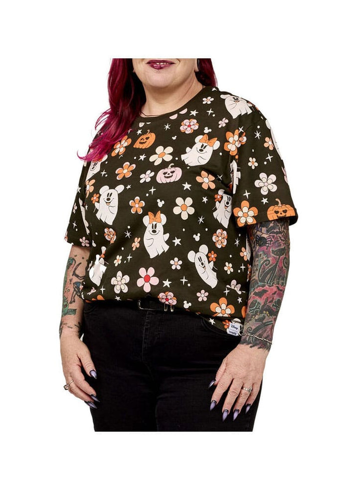Disney Loungefly Mickey and Friends Halloween T Shirt Unisex Size L