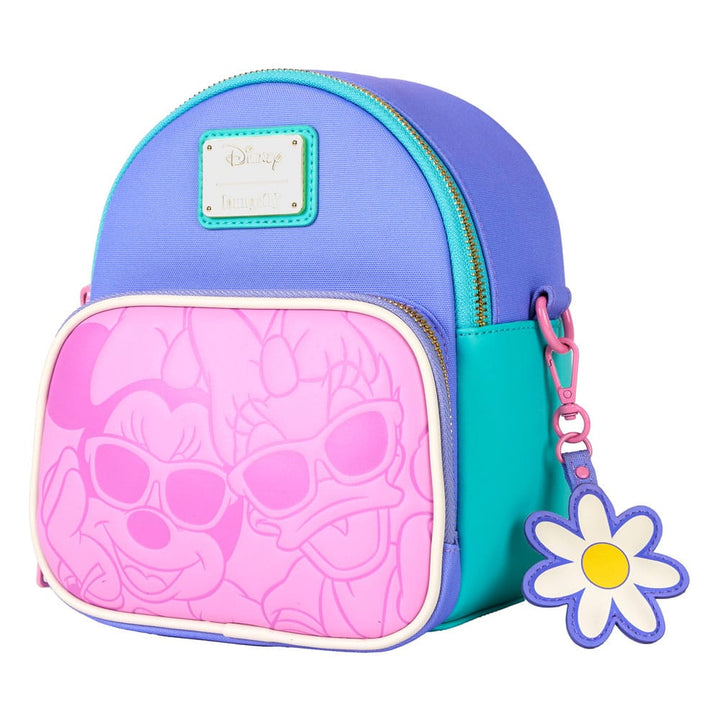Loungefly Daisy Duck & Minnie Mouse Convertible Mini Backpack