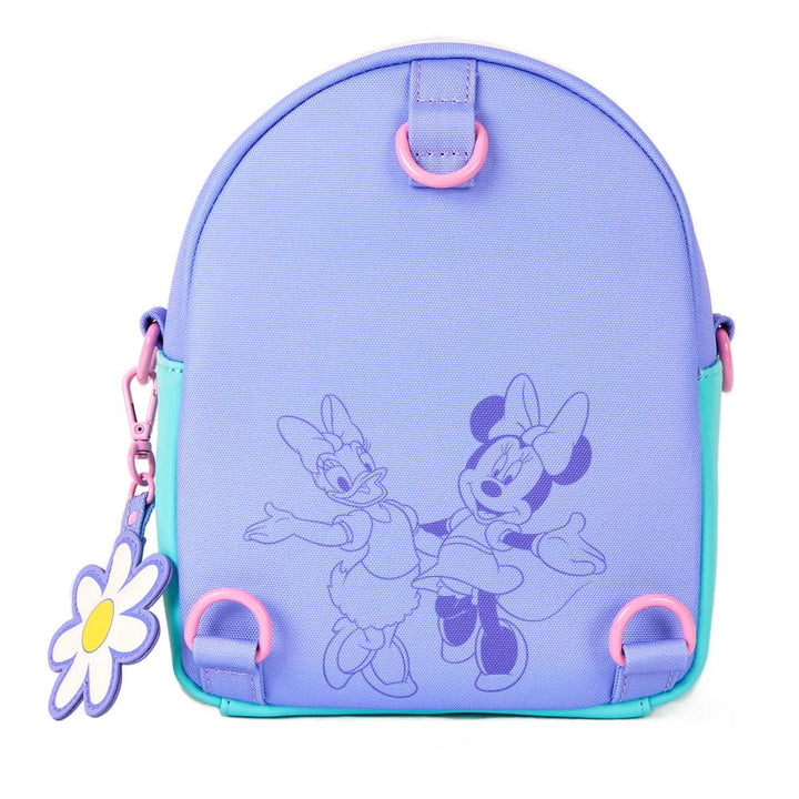 Loungefly Daisy Duck & Minnie Mouse Convertible Mini Backpack