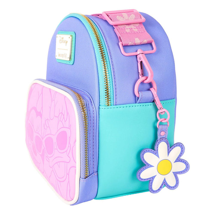 Loungefly Daisy Duck & Minnie Mouse Convertible Mini Backpack