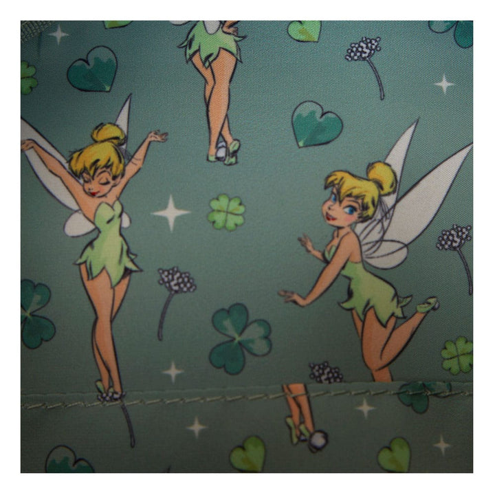 Loungefly Tinker Bell Four Leaf Clover Tote Bag with Coin Purse Disney Collection