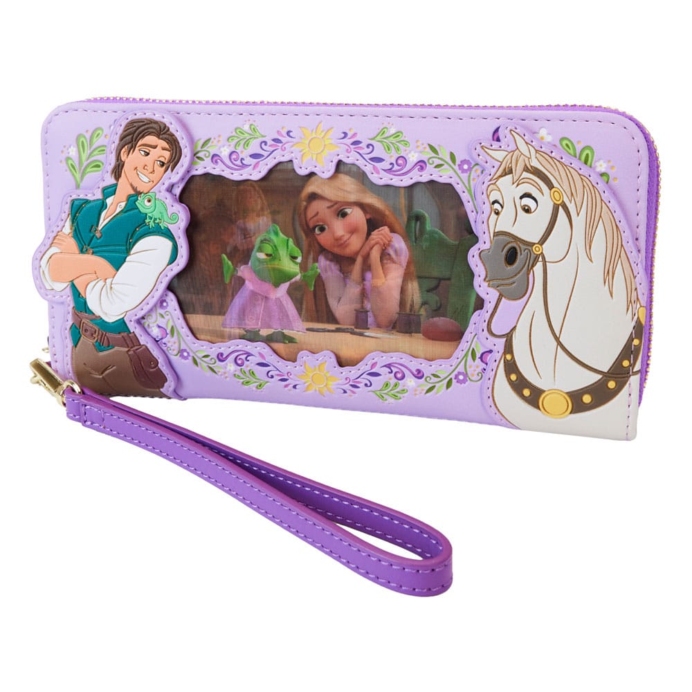Loungefly Disney Princess Rapunzel Lenticular Wristlet Wallet