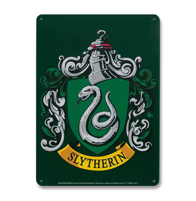 Harry Potter Slytherin Tin Sign 15 by 21 cm