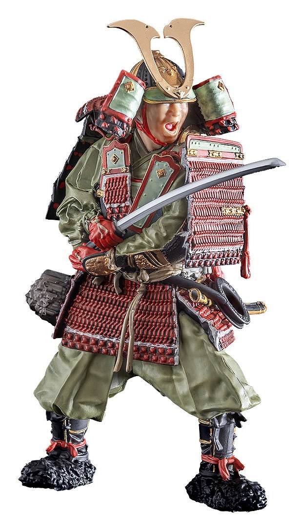 Kamakura Period Armored Warrior PLAMAX Plastic Model Kit 1 12 Scale Re Run 13 cm