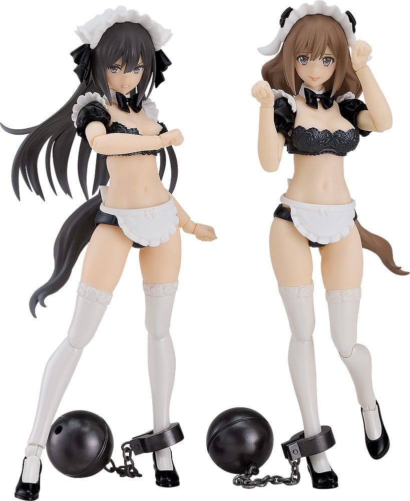 Guilty Princess Ran Jelly Maid Ver Underwear Body Girl GP 07 PLAMAX Plastic Model Kit Set 16 cm