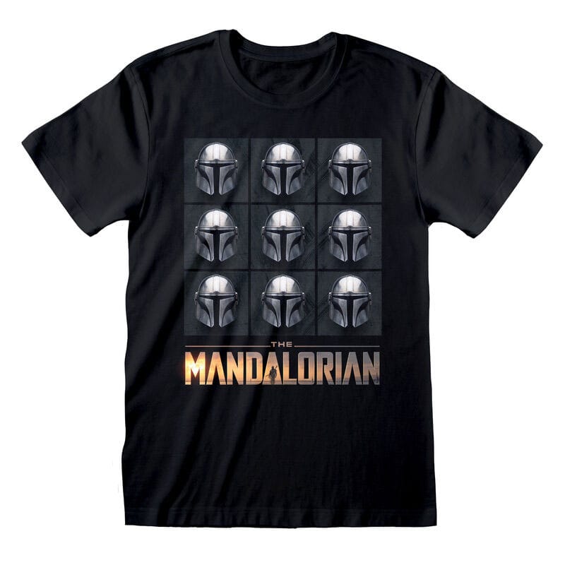 Star Wars The Mandalorian Mando Helmets T Shirt Size L
