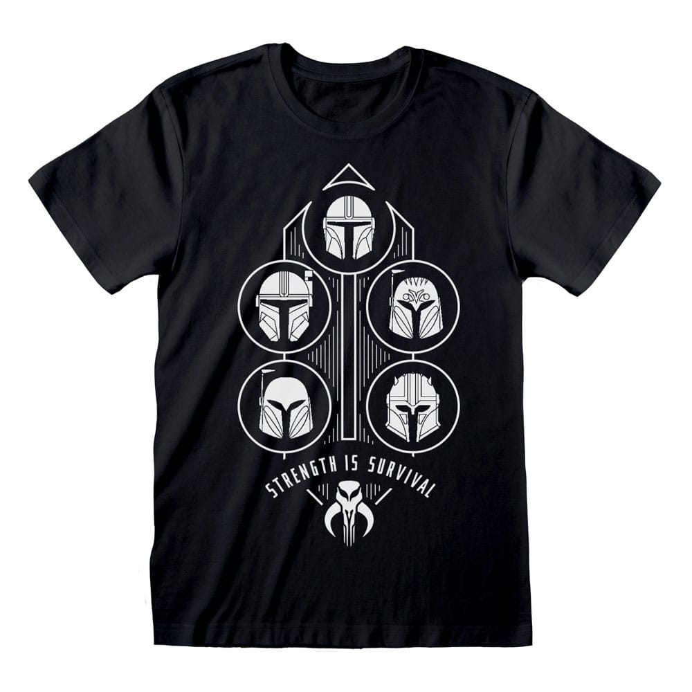 Star Wars The Mandalorian T Shirt Strength is Survival Size M