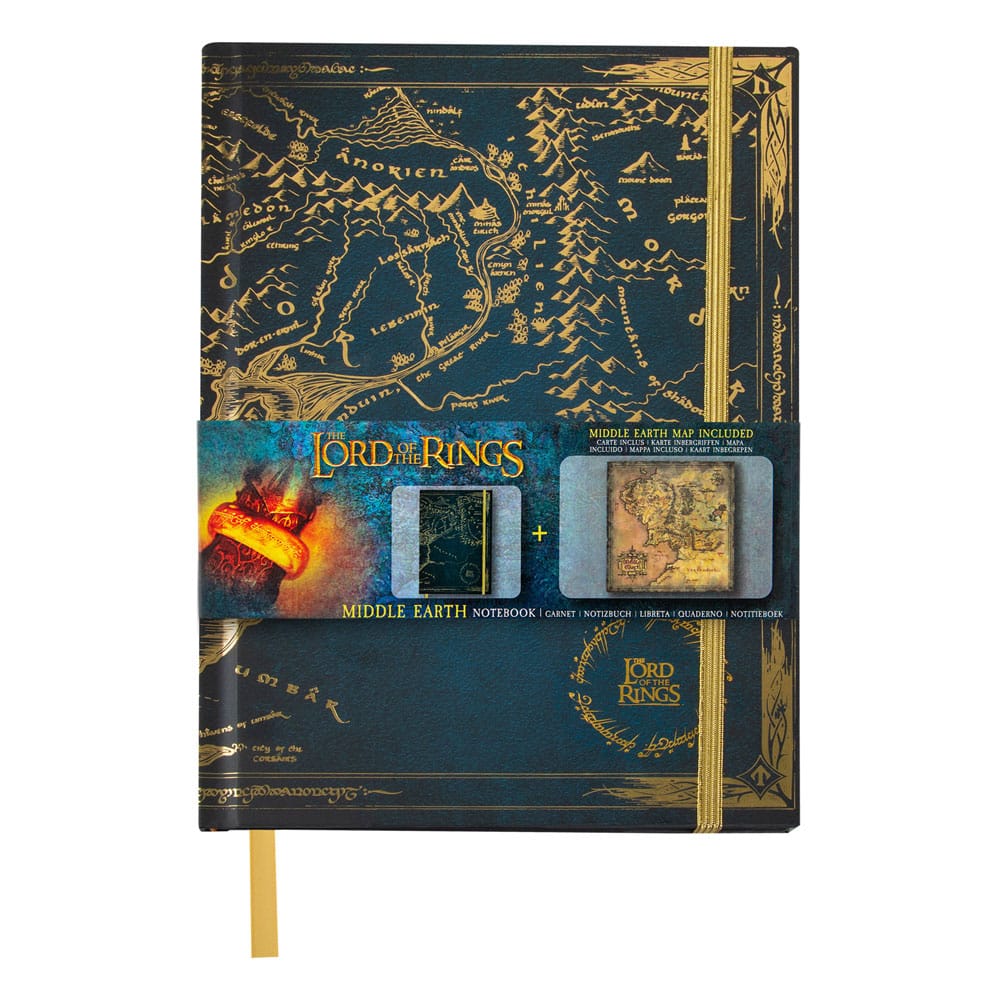 Lord of the Rings Map of Middle Earth Notebook