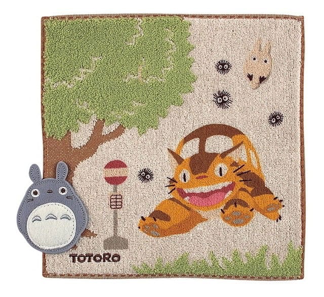 My Neighbor Totoro Bus Stop Mini Towel 25 x 25 cm