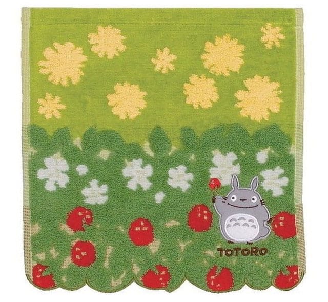 My Neighbor Totoro Flowers and Strawberries Mini Towel 25 x 25 cm