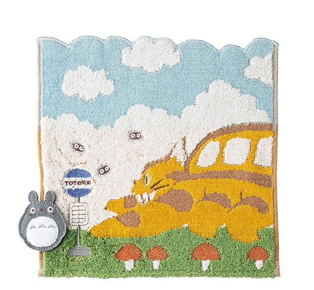 My Neighbor Totoro Catbus Journey Mini Towel 25 x 25 cm