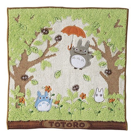 My Neighbor Totoro Tree Shade Mini Towel 25 x 25 cm