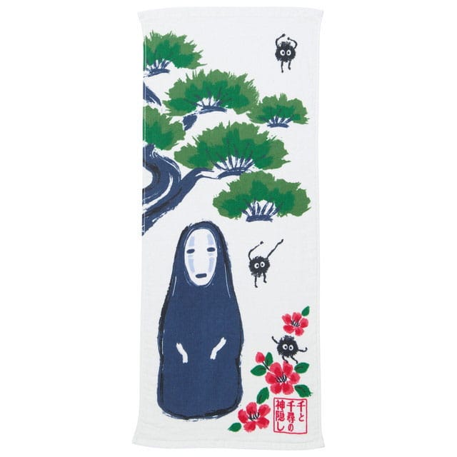 No Face Matsu Towel Spirited Away 34 x 80 cm