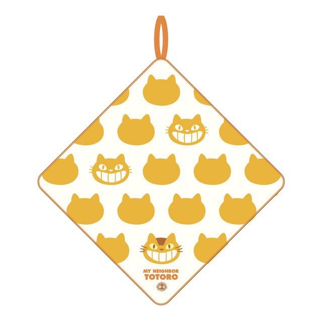 Catbus Silhouette Mini Towel My Neighbor Totoro 33 x 33 cm