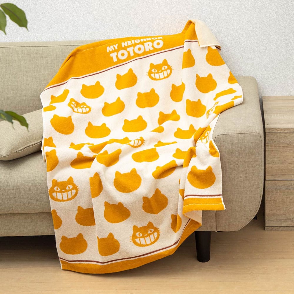 Studio Ghibli Totoro My Neighbor Totoro Fluffy Blanket Catbus 85 x 115 cm