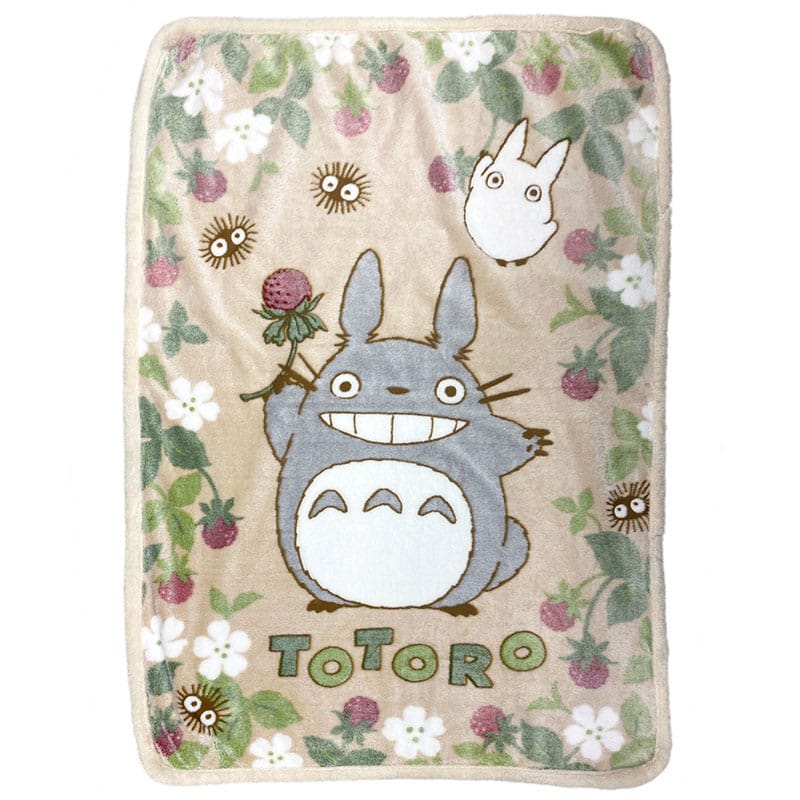 Studio Ghibli Totoro My Neighbor Totoro Fluffy Blanket Raspberry 100 x 140 cm