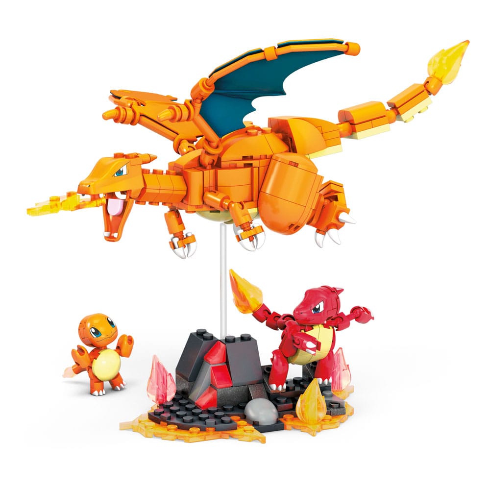 Mega Construx Pokémon Charmander Evolution Construction Set