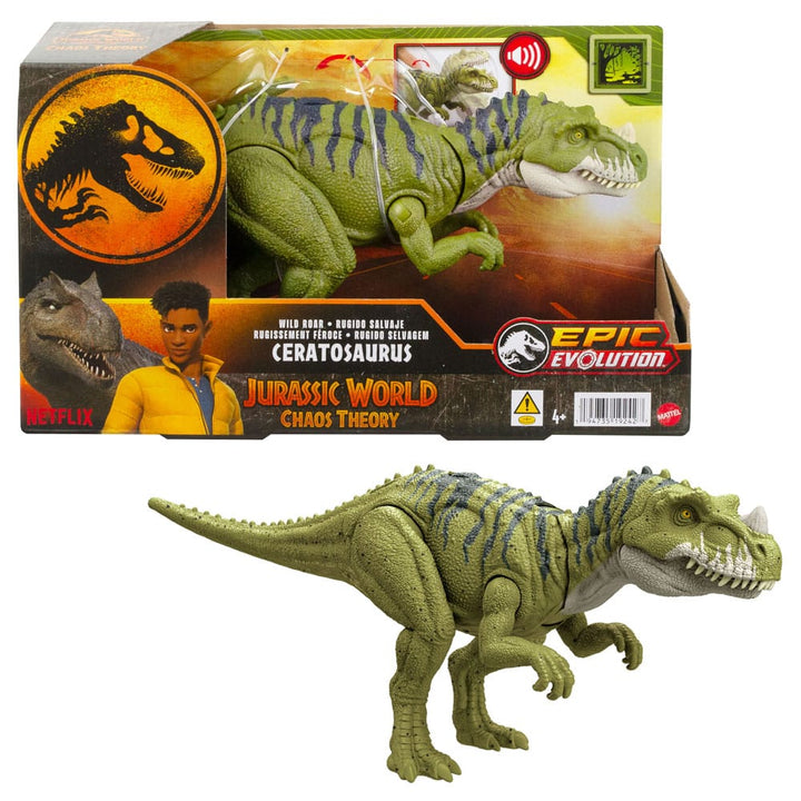 Jurassic World Epic Evolution Wild Roar Ceratosaurus Action Figure