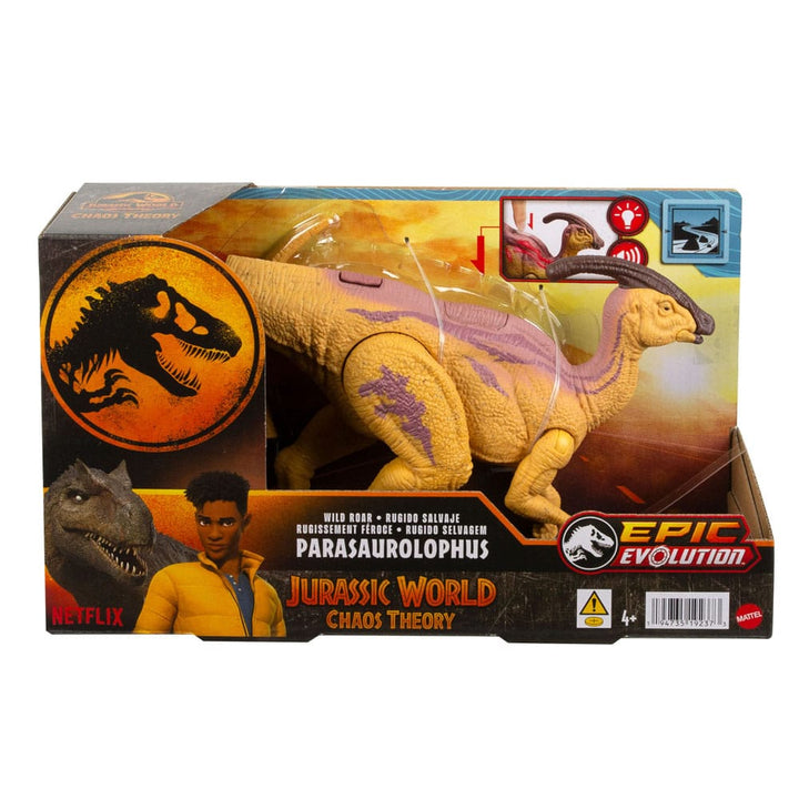 Jurassic World Epic Evolution Wild Roar Parasaurolophus Action Figure