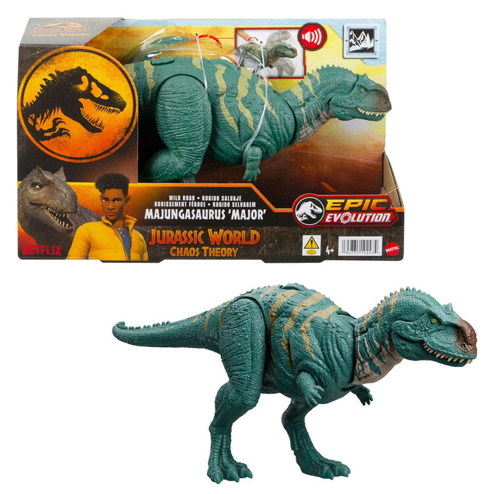Jurassic World Epic Evolution Wild Roar Majungasaurus Action Figure