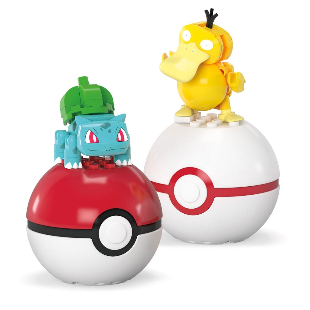 Pokemon MEGA Bulbasaur and Psyduck Pokeball Collection Construction Set POP! Vinyl Figure