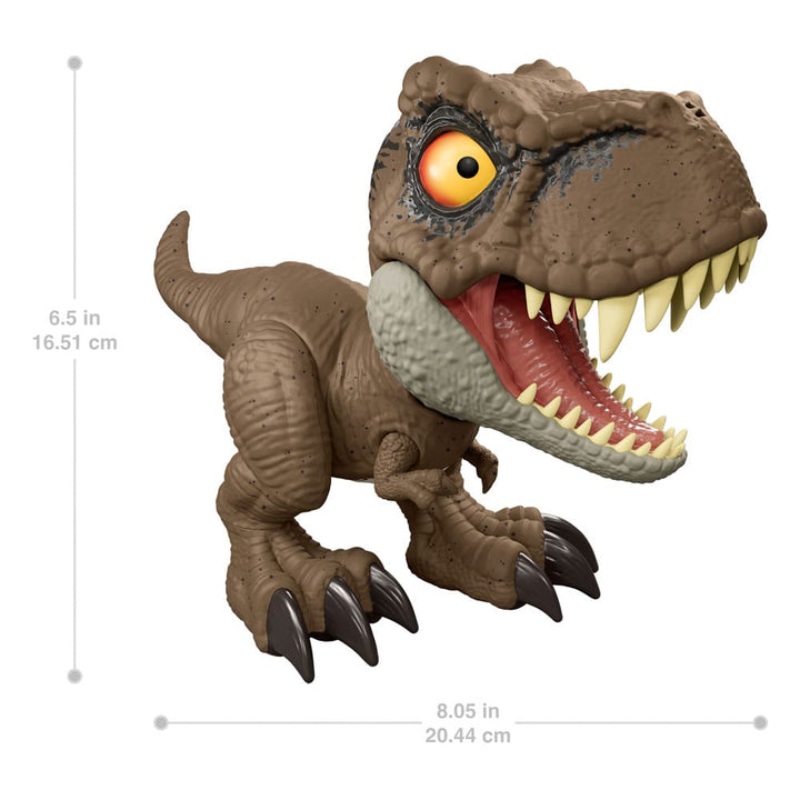 Jurassic World Rebirth Tyrannosaurus Rex with Roar Command Sound 6.3" Action Figure