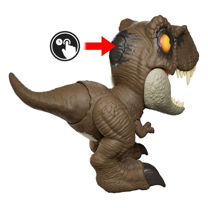 Jurassic World Rebirth Tyrannosaurus Rex with Roar Command Sound 6.3" Action Figure