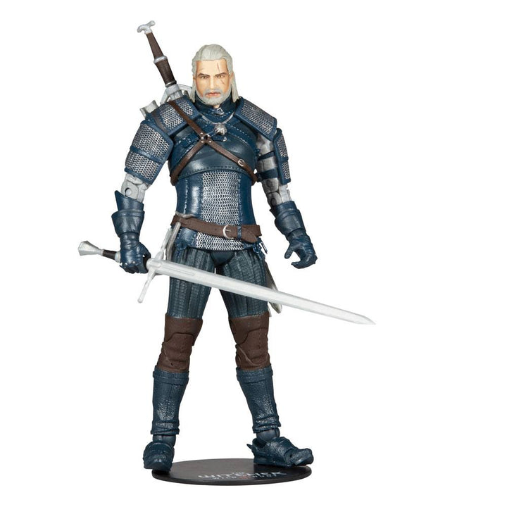 The Witcher Geralt of Rivia (Viper Armor Teal Dye) 1/10 Scale Action Figure
