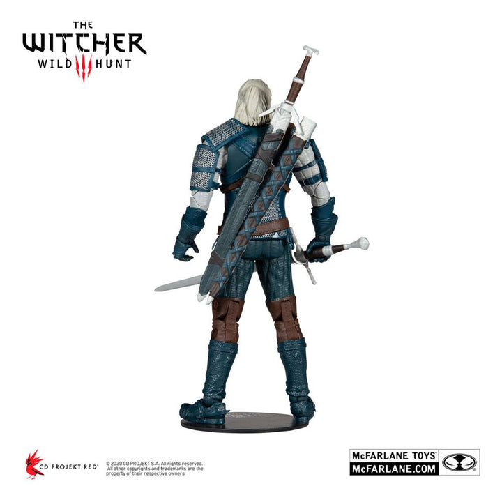 The Witcher Geralt of Rivia (Viper Armor Teal Dye) 1/10 Scale Action Figure