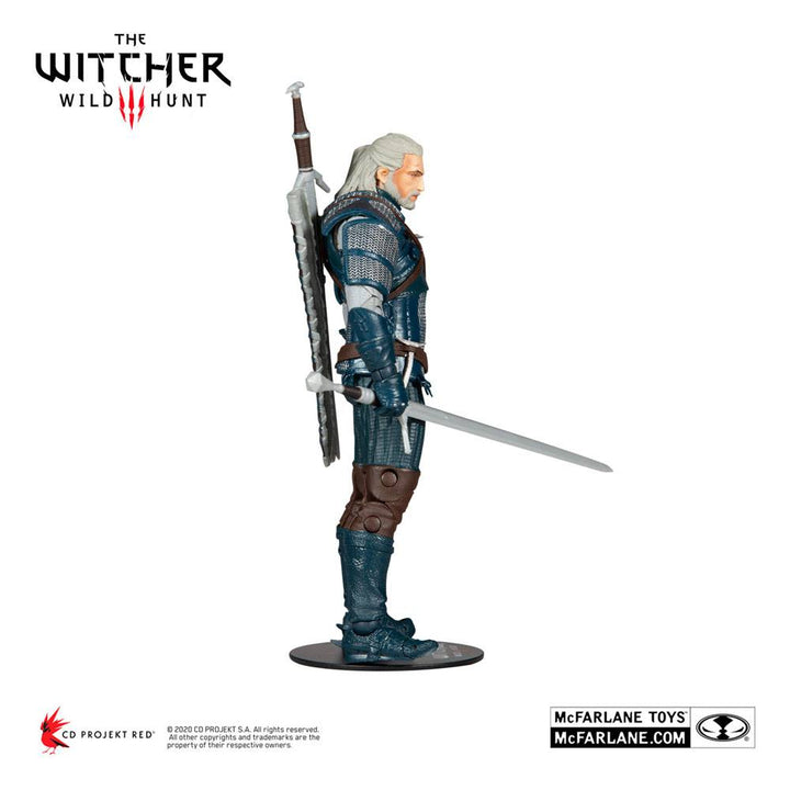 The Witcher Geralt of Rivia (Viper Armor Teal Dye) 1/10 Scale Action Figure